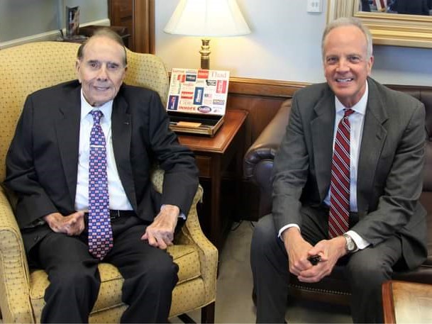 Senators Bob Dole and Jerry Moran