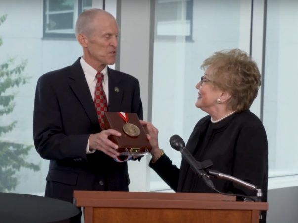 Doles Awarded Ford Medal for Distinguished Public Service. Photo courtesy Kansas Reflector.