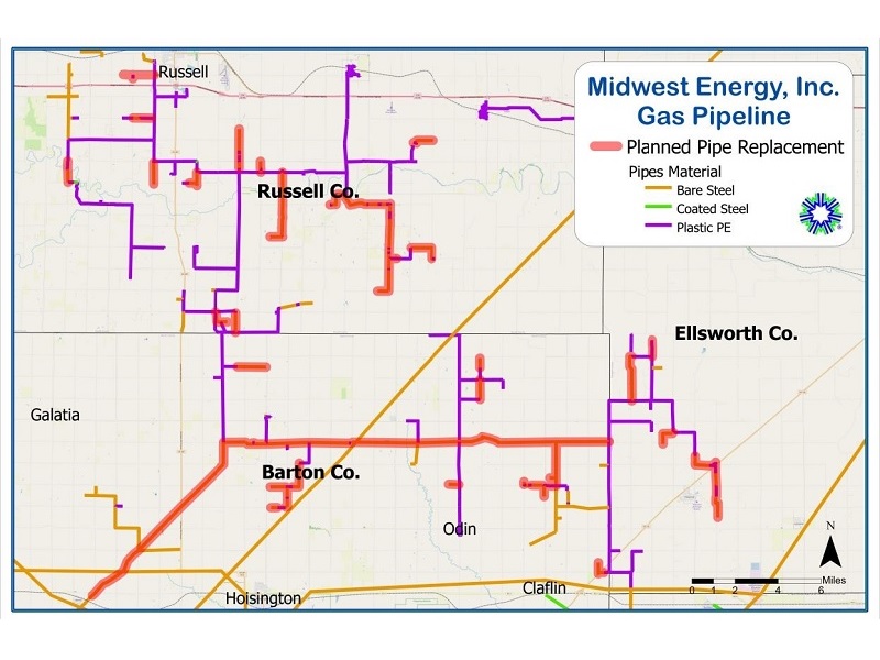 Midwest Energy Grant Project Map