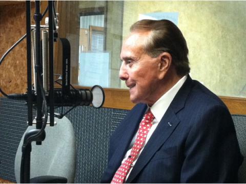 Bob Dole stopped by the KRSL Russell Radio studios many times over the years for interviews.