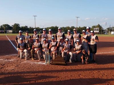 Goodland wins the 2022 K-18 Baseball State Championship in Lucas on Wednesday, July 27, 2022. (Photo by Erik Stone)